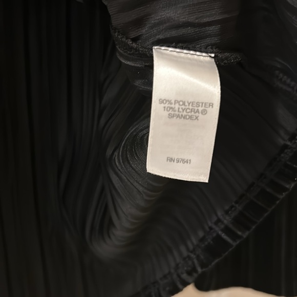 J. Jill Wearever Collection Black Ribbed Textured Velvet Long Sleeve Top XS -NWT - Picture 4 of 8